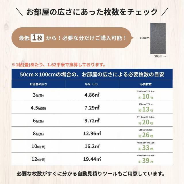 防音マット 防音シート 足音マット 厚さ7mm 50cm×100cm 10枚セット