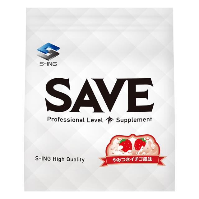 【人工甘味料不使用でリニューアル】 SAVE ホエイプロテイン 新やみつき イチゴ 風味 ( 3kg ) 人工甘味料不使用 WPC ストロベリー ビフィズス菌 配合 ( 3kg )