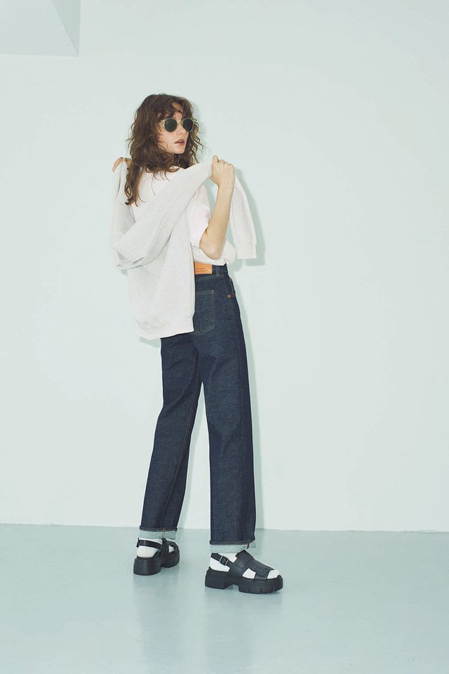 asics AcureZ フリンジ バックストラップサンダル レディース ベルト