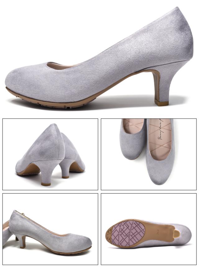 【良品】疲れにくい アシックスウォーキング 高性能 パンプス 5cm アシックス商事 パンプス レディース レディワーカー スリム
