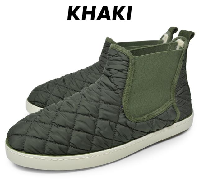 サイドゴア スニーカー キルティング ファー レディース 軽量 黒 紺色 緑色 小さいサイズ 大きいサイズ 歩きやすい 痛くない 暖かい 冬新作 ポイント消化 サイドゴア スニーカー キルティング ファー レディース 軽量 黒 紺色