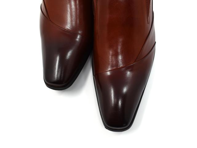 Bump N Grind ビジネスシューズ メンズ 紐なし スリッポン 斜め