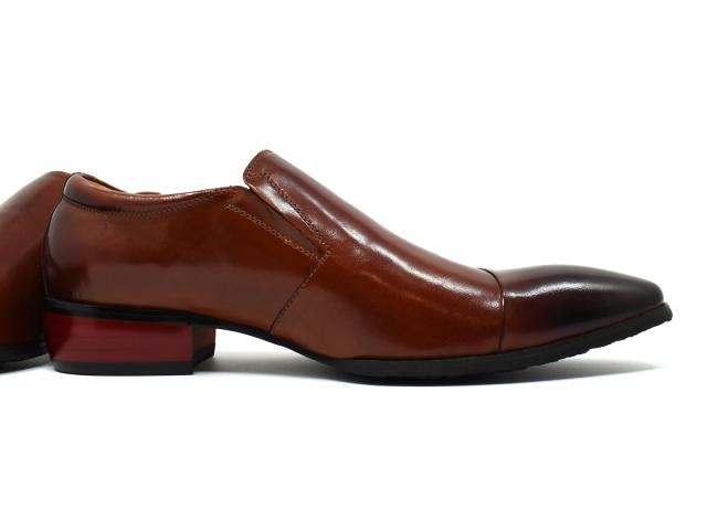 Bump N Grind ビジネスシューズ メンズ 紐なし スリッポン 斜め