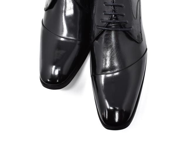Bump N Grind メンズ ビジネスシューズ 本革 ロングノーズ スーツ 革靴