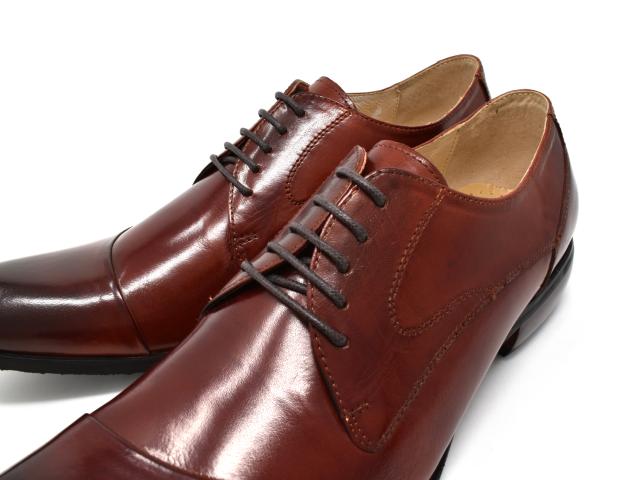 Bump N Grind メンズ ビジネスシューズ 本革 ロングノーズ スーツ 革靴