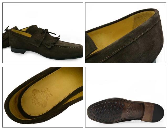 オロビアンコ メンズ ローファー モカシン キルト スエード スウェード 靴 OROBIANCO MENS VERONA T.MORO ダークブラウン 濃茶色 革靴 冬新作 ポイント消化 オロビアンコ メンズ ローファー モカシン キルト スエード スウェード