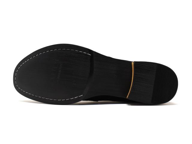 RAUDi チャッカブーツ メンズ 黒 本革 スエード スウェード ラウディ