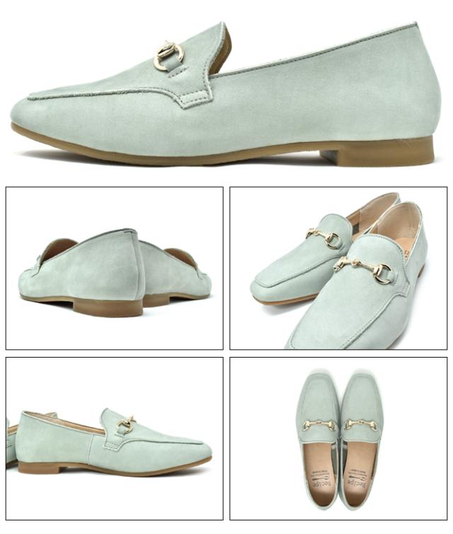 Recipe レシピ ビット ローファー レディース ローヒール 痛くない