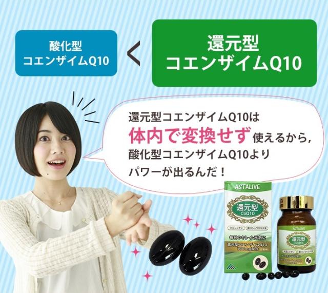 【3個セット】ASTALIVE アスタライブ 還元型コエンザイムQ10 60粒 30日分 プレゼント 対応可 | カネカ社製 還元型 コエンザイムQ10 配合 コエンザイム q10 coq10 黒コショウエキス バイオペリン 大豆レシチン 国産 100mg サプリメント サプリ こえんざいむ ダイレクト_9