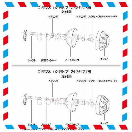 ゴメクサス Gomexus リール パワー ハンドル ノブ シマノ ダイワ Daiwa Type S Shimano Type A 用 セフィア Ci4 2500 3000 トの通販はau Pay マーケット グッドプライスセーラー