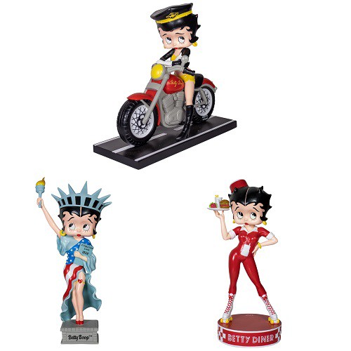 【Betty Boop】 American Figure ベティブープ ベティちゃん アメリカン インテリア 置物 自由の女神 ダイナー バイカー 送料無料