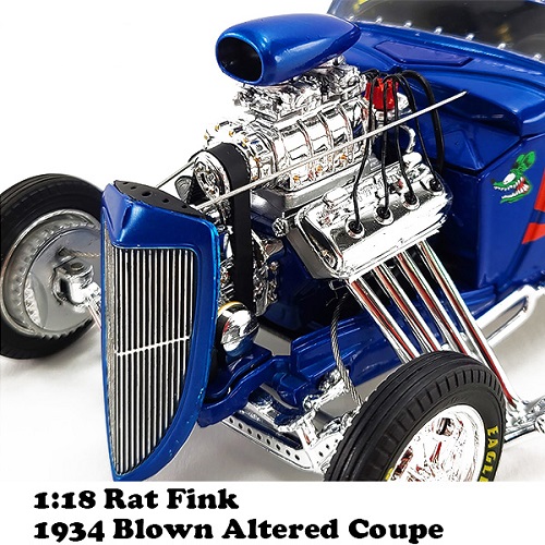 ダイキャストメタル ACME 1:18 Rat Fink 1934 Blown Altered Coupe