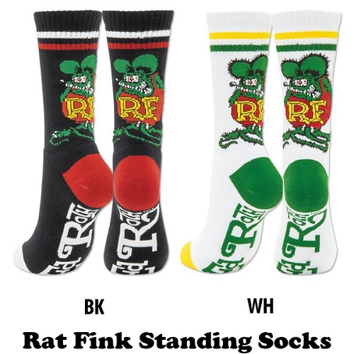 Rat Fink ラットフィンク スタンディング ソックス (約25cm