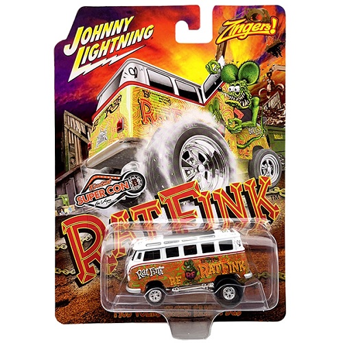 ダイキャストメタル 1:64 Rat Fink 1965 VW Samba Bus Zinger