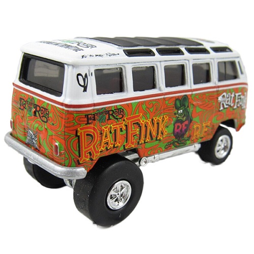 ダイキャストメタル 1:64 Rat Fink 1965 VW Samba Bus Zinger