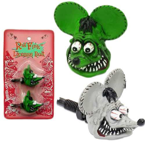 ラットフィンク ライセンスボルト 2個セット RatFink ヘッド ボルト 車 ナンバープレート カー用品 アクセサリー アメリカン 雑貨  送料無の通販はau PAY マーケット - ふぁんくる | au PAY マーケット－通販サイト