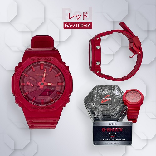 CASIO / G-SHOCK 腕時計 アナデジコンビモデル GA-2100- ( ネイビー 