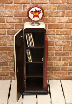 ガスポンプ ラック 棚 インテリア CD HOLDER 収納 アメリカン 雑貨 アメリカン雑貨 ガスポンプ CDホルダー インテリア CD 収納 アメリカン
