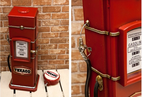 アメリカン雑貨 ガスポンプ CDホルダー インテリア CD 収納 アメリカン