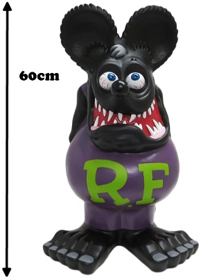 ラットフィンク ジャンボ コインバンク ブラック 貯金箱 バンク RAT
