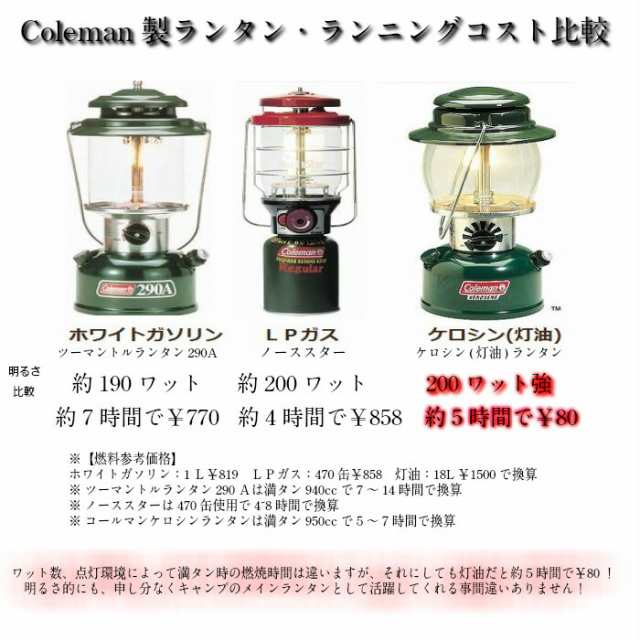 コールマン ケロシンランタン 別売ソフトランタンケース付き 639c700 - ライト/ランタン