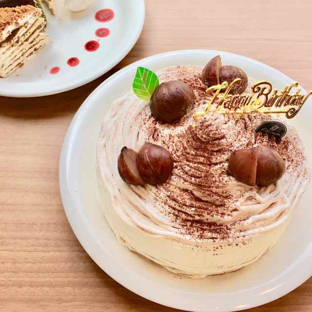 成城マルメゾン大山シェフプロデュースのクレープ専門店 誕生日ケーキ ミルクレープモンブラン マロン Birthday バースデー 栗 スの通販はau Pay マーケット 自由が丘メルシークレープ