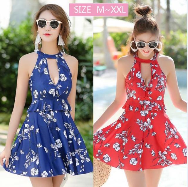 18水着 ワンピース水着 プリント花柄 韓国風 大人可愛いい フリル ワンピース 水着 レディース きれいめ セクシーの通販はau Wowma リベラルsaitama