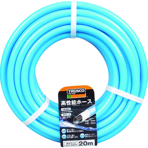 【送料無料！】ＴＲＵＳＣＯ　高性能ホ−ス　１５Ｘ２０ｍｍ　２０ｍ GHO20 [231-5904]の通販は 4,986円