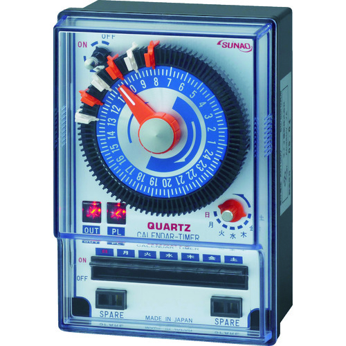 (メーカー直送　代引不可）ＳＵＮＡＯ　カレンダータイマー ET200PC [324-9701] 【タイマー】[ET-200PC]