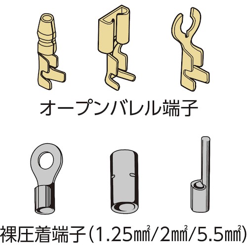 手動圧着工具がお買い得価格】エビ ロブテックス 電装圧着工具 ＦＫー