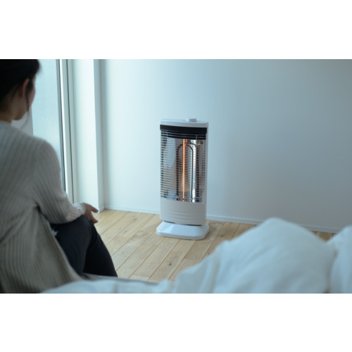 （限定特価）トヨトミ　TOYOTOMI　速暖遠赤外線電気ヒーター　白 EWH-CS100P-W(708-3055)（寒さ対策/ストーブ/暖房）_3