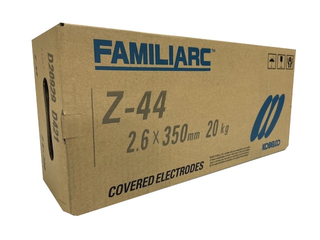 （在庫あり）神戸製鋼　溶接棒　Z-44 2.6Φ 20kg (5kgX4箱）【Z44】【ゼロード44】【ZERODE】 写真は代表画像になります。ご了承ください。