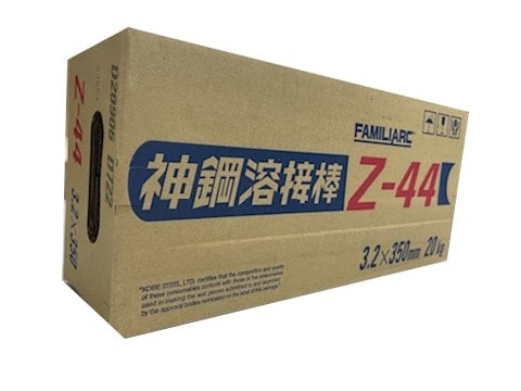 (在庫あり)神戸製鋼　溶接棒　Z-44 3.2Φ 20kg (5kgX4箱）【Z44】【ゼロード44】【ZERODE】 写真は代表画像になります。ご了承下さい。