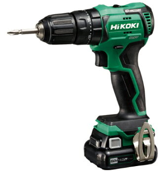 HiKOKI（ハイコーキ） 10.8Ｖコードレスインパクトドライバ 　DV12DD(2LS) ※バッテリー(BSL1240M)2個、充電器、ケース付【DIY/電動工具】