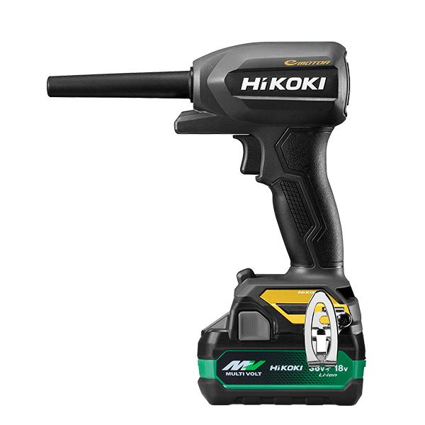 (在庫あり)(限定カラー・バッテリーセット)HiKOKI　(ハイコーキ)　１８Ｖコードレスエアダスタ　小型タイプ　ブラック＆ゴールド RA18DA(2XPZ)(BG) [RA18DA2XPZBG]※バッテリー×2個、充電器、ケース付