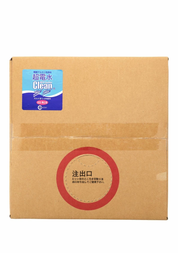 (メーカー直送品　代引不可)超電水クリーンシュ！シュ！ 業務用  18L 詰替用　ケミコート （アルカリ電解水 掃除 除菌 消臭 シミ取り）