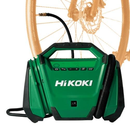 (12月上旬頃入荷予定)(メーカー直送 代引不可)HiKOKI(ハイコーキ)　コードレス空気入れ　UP18DA(NN)　本体のみ　※充電器・バッテリー別売 【タイヤ空気入れ】