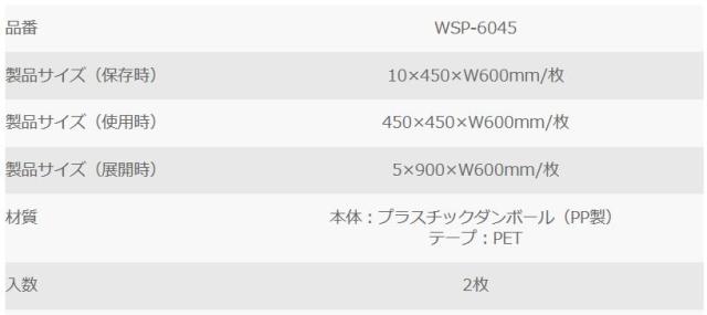 北川工業　キタリア　簡易止水版　WSP-6045 　20枚(2枚入り×10セット）_1