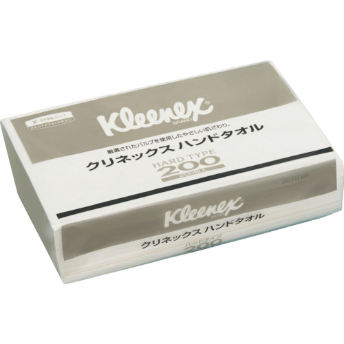 クレシア　クリネックスハンドタオル２００　ハードタイプ　３０Ｐｋ（２００枚／Ｐｋ） (123-9034) (36222)