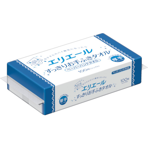 エリエール　Ｐｌｕｓ＋キレイすっきりお手ふきタオル１００枚 (337-0036) (823456) 5,913円