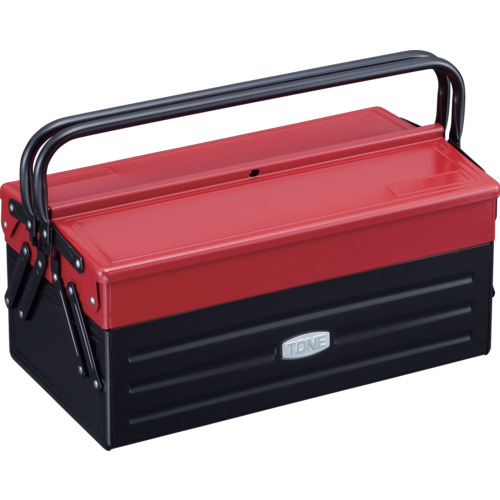 ＴＯＮＥ　ツールケース（メタル）　Ｖ形２段式　４１０Ｘ２２０Ｘ１９０ｍｍ (485-6694) (BX420)