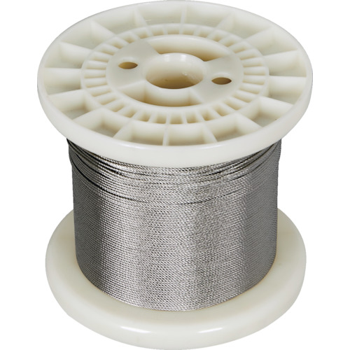 ＴＲＵＳＣＯ　ステンレスワイヤロープ　Φ１．０ｍｍＸ２００ｍ (489-1317) (CWS1S200)