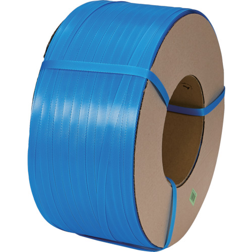 ＴＲＵＳＣＯ　自動梱包器用ＰＰバンド幅１５．５ｍｍＸ長さ２５００ｍ　青 (432-9589) (GPP15558B)