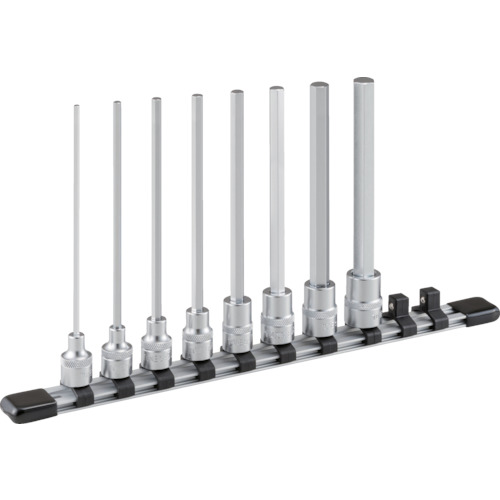 ＴＯＮＥ　超ロングヘキサゴンソケットセット（ホルダー付）８ｐｃｓ (818-8709) (HH308LL)