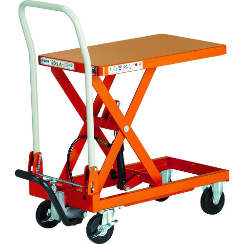 【メーカー直送　代引不可】ＴＲＵＳＣＯ　ハンドリフター　１５０ｋｇ　折りたたみ式４００Ｘ７２０ (115-7883) (HLFAS150F)