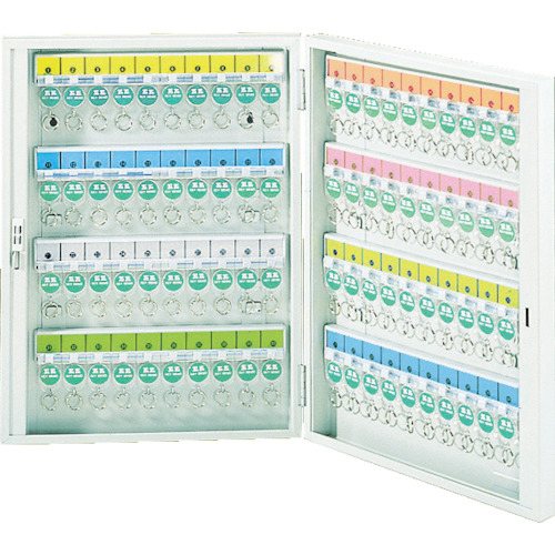 ＴＲＵＳＣＯ　キーボックス　ダイヤルキー仕様　ホルダ数８０個 (836-8805) (KD80)
