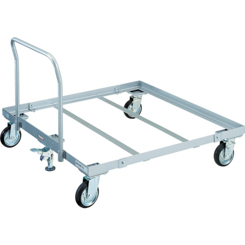 ＴＲＵＳＣＯ　パレット台車　１１００ｘ１１００　ハンドル付　Ｓ付 (768-0856) (PLK051111HS)