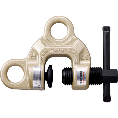 スーパー　ねじ式クランプ　スクリューカムクランプ（ダブル・アイ型）　基本使用荷重０．５ｔ（ＲＦＩＤチップ搭載／Ｓ・Ｍ・Ａ・Я・Ｔ管理アプリ対応） (597-1684) (SDC0.5NRF)