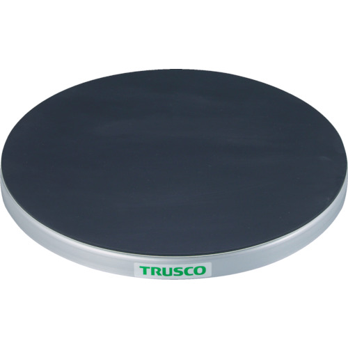 ＴＲＵＳＣＯ　回転台　１００Ｋｇ型　Φ４００　ゴムマット張り天板 (330-4451) (TC4010G)