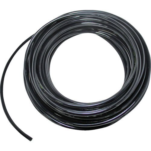 ＴＲＵＳＣＯ　ナイロンチューブ　８Ｘ６．０　１００Ｍ　黒 (394-8776) (TNT0860100BK)